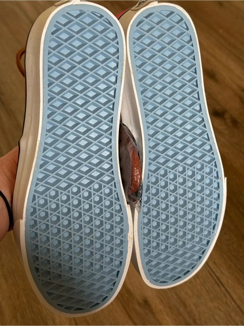 Vans Pink Canvas Low-Top Sneakers with Tan Laces